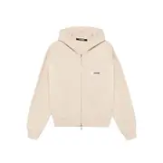 [Jacquemus] Jacquemus Le Hoodie Gros Grain Zippé Hoodie M NEUTRALS