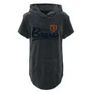 Outerstuff NFL Football Youth Girls Chicago Bears Short Sleeve Velvet Hooded Top