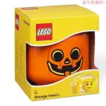 【現貨】【樂高正品】樂高ROOM收納盒LEGO人仔大頭萬聖節南瓜玩具整理0