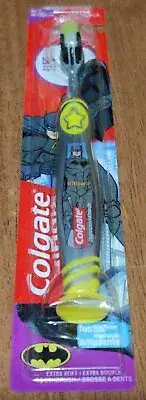 Colgate Batman Toothbrush for Children with Suction Cup, Kids 5+