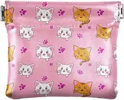 [ODAWA] Musical Notes White Black Coin Purses Mini Jewelry Coin Purse Portable Pouch Change Wallet Organizers, Cute Cartoon Cats Paw Prints, one size, Cute Cartoon Cats Paw Prints