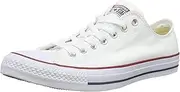 [CONVERSE ALL STAR] Men's Chuck Taylor Sneakers, Optical White, 10.5 Women/8.5 Men