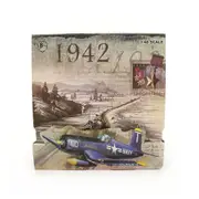 Golden Wheel 1:48 Scale WWII Planes Plastic Kits 6pc Model Toy 2 Types Options