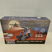 ASPPOPO Solar Robot Creation Kit Toy 190 Pieces-NEW-You Build It