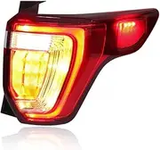1 Pc Left/Right Tail Light Compatible With Explorer 2016-2019 US Verison Rear Turn Signal Light Brake Lamp Indicator(Left)