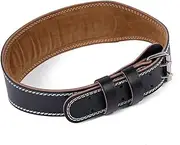 Adjustable Waist Support Belt for Weightlifting PU Leather Lumbar Brace Strap 105CM Size M for Squats Hip Thrusts and Fitness Training