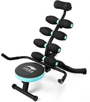 Leikefitness Exercise Twist Workout Chair with Foam Roller for Core & Abdominal Strength Training,Back Relax Back Stretching 360° Rotating Seat