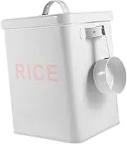 MAGICLULU 1Pc Rice Storage Container Household Flour Storage Bucket Multi Functional Kitchen Storage Bin for Rice Grains and Flour Practical Design for Pantry