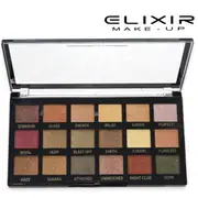 Palettes Elixir 18 color pro eyeshadows