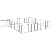 Andala Pets Dog Kennel Black 31.46 m Steel