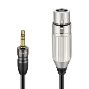 XLR to 3.5mm Microphone Cable, PVC Shelled XLR Female to 3.5mm 1/8 inch TRS M...