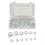 Assorted Steel Fuel Line Hose Spring wire Clips Water Pipe HOSE Clamps 100x (for: Daihatsu)