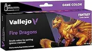 Vallejo Game Set 72196 Fire Dragons (8x18ml)
