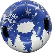 Snow Sledding, Ski Ring Inflatable Sleigh Snow Tube Cartoon Cold Resistant Outdoor Sports Ski Equipment Party Toy, Snow Tube, 35.4 Inch Thick Sturdy Sled with Handle, Thick and Durable Snow Sleigh