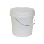 QUEEN Plastic White Bucket With Lid 1L 180-10-00101