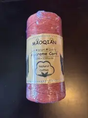 MAOQIAN Macrame Cord 3mm x 109 Yards - Rust Red
