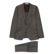 [Tagliatore] Tagliatore Virgin-wool Single-breasted Suit 50 IT GREY
