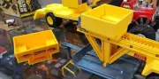 Yellow Pull Sled BOX fits Playskool BOGFOOT SST Stomper Trucks (3D Printed)