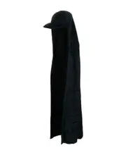 Logo hooded cloak CM56 Black