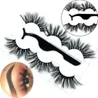 Lash Extension Full Volume Thick 8D Mink Hair False Eyelashes with Tweezer