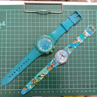 在飛比找Yahoo!奇摩拍賣優惠-兩支一錶 SWISS SWATCH 石英錶 零件料件 另有 