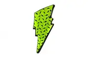 Airtime Luxe Inflatable Pool Float - Neon Lightning Bolt 194 x 73cm - Assorted Colour