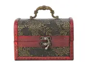 Handmade Vintage Square Jewelry Storage Box - Decorative Display Case