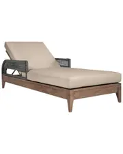 Armen Living Orbit Outdoor Patio Chaise Lounge Chair