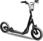 Mongoose Trace Air Non-Electric Scooter for Youth Boys Girls Age 8+ Black
