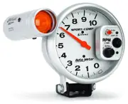 Auto Meter Sport-Comp Silver Shift-Lite Tachometer 5" Pedestal 0-10,000 rpm