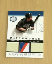 2003 Fleer Patchworks Roberto Alomar authentic game-worn PATCH card 118/300
