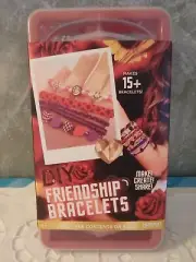 DIY Friendship Kit, makes 15+ Bracelets - 144 Accent Beads, thread, cord, beads