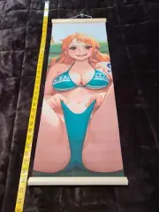 One Piece -Nami -Sexy Waifu Scroll Poster -30" x 10"