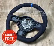 TARIFF FREE Full Alcantara Suede Blue Steering Wheel for MINI Cooper R55 R56 R60 (for: Mini)