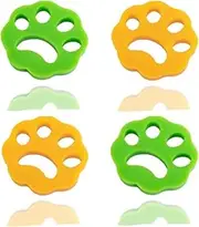 Pet Hair Remover Brush,Fur Catcher for Laundry Clothes Carpet Bedding,Pet Fur Remover Available in Washing Machine,Double-Sided Dog & Cat Hair Remover for Furniture,Couch,Carpet,Clothing(4pack)