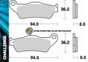 FOR GAS GAS WILD HP 300 2004 04 FRONT SINTERED BRAKE PADS BRAKING METAL