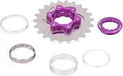 XIASABA Single Speed Cassette Freewheel Wheel Steel Bike Cycling Accessory for Bicycle 20T with High Precision Inner Thread Anti Corrosion Four Different Types for Choice