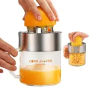 Corn Stripper 2-in-1 Citrus Juicer Hand Orange Juicer Lemon Squeezer Corn Pee...