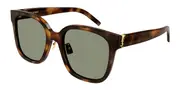 Saint Laurent SL M105/F Asian Fit 003 Men's Sunglasses Tortoiseshell Size 55