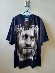 Kurt Cobain Nirvana Shirt Tee 1967-1994 I Hate Myself Grunge