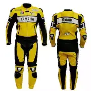 YAMAHA Motorbike Cowhide Leather Suit Motorcycle Racing Leather Jacket Trouser