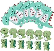 HOMSFOU 30pcs Cute Dinosaur Push Pins Thumbtacks for Cork Boards Maps and Bulletin Boards Playful Office Supplies for Photos Memos Notes Decoration