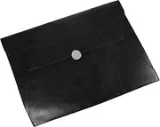 TOGEVAL Leather Document File Folder Capacity File Organizer Bag Magnetic Button Closure and Wear-Resistant for Travel and Business Use Pocket Folders for Important Documents