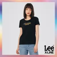 在飛比找Yahoo奇摩購物中心優惠-【X-LINE】Lee 女款 彩色刺繡文字短袖圓領T恤 魔力