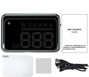 Heads up Display for Cars,Car Windshield Projector Heads up Display Hud - Multifunction Digital Mph Speed Meter for Truck Vehicles