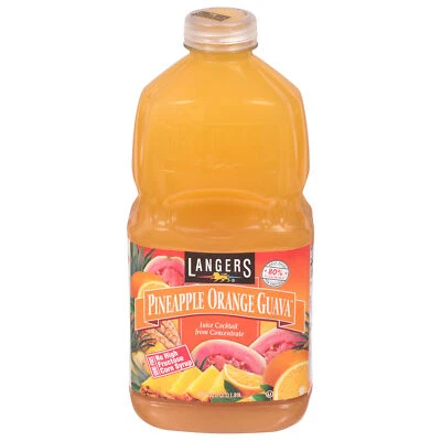 Langers Juice Pineapple Orange Guava 64 fl. oz (Pack of 8)