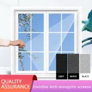 Self Adhesinve Window Insect Screen Net Fly Mosquito Bug Netting Moth Covers USA