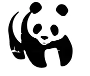 Panda stencil painting/tracing/drawing Size 8x10 reusable All sizes face paintin