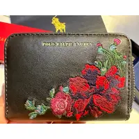 在飛比找蝦皮購物優惠-《正品POLO RALPH LAUREN 刺繡經典卡夾/皮夾