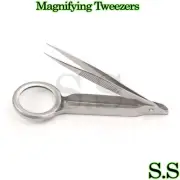 Magnifying Tweezers - Splinter Forceps With Magnifier - First Aid